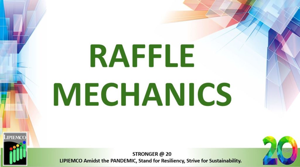 LIPIEMCO GA RAFFLE MECHANICS