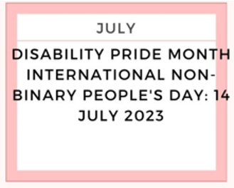 International Non-Binary People's Day – 14 July
